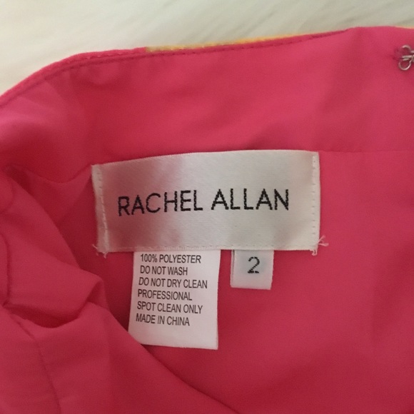 Rachel Allan Floral Mermaid 2 Piece Dress Size 2 - Picture 13 of 15